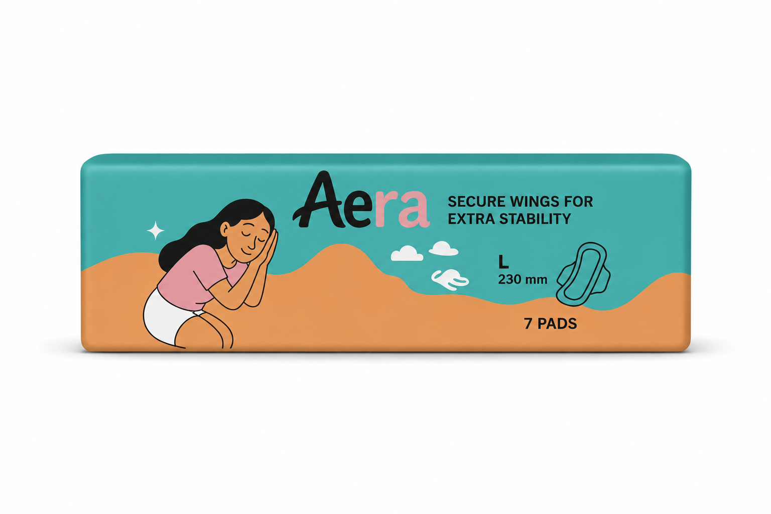 Aera Sanitary Pad Cotton 240mm L(7pcs)